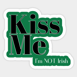 Kiss me Sticker